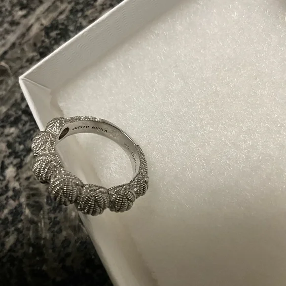 Judith Ripka Sterling Silver Ring